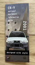 2001 Honda CR-V OEM Accessories Brochure RD1 RD2 JDM picture