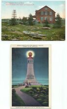 Mt. Greylock MA Mount Summit Lot of 2 Old Postcards Massachusetts picture