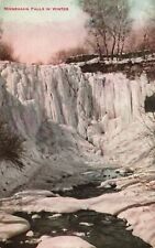 Vintage Postcard 1913 Minnehaha Falls In Winter Frozen Waterfall V. O. Hammon picture