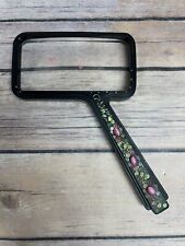 Vintage Bausch and Lomb Magnifying Glass Hand Decorated Reader Rare USA picture