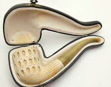 Nice Rare Beautiful Vintage Tobacco Smoking  Meerschaum Pipe With Case picture