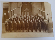 Group Photo Circa 1920s Freemasons Scottish Rite Cathedral Santa Fe, New Mexico picture