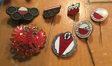 Vintage Poland NOC Country Team Olympic Olympics Pin Pins picture