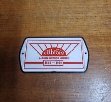 Old Albion Motors ltd 1899-1979 80 years anniversary lorry bus truck wagon badge picture