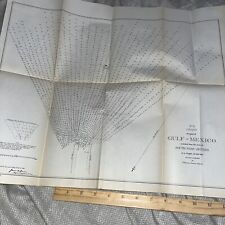 1891 Chart Gulf of Mexico Seaward From Ends of South Pass Jetties USACE picture