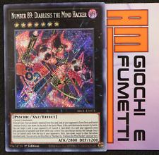 NUMBER 89: DIABLOSIS THE MIND HACKER in English YUGIOH rare secret yu-gi-oh picture