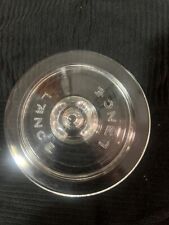 Vintage Original Glass Lance Counter Jar Lid Embossed Lance Flying”A