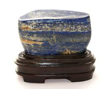 Large Quality Lapis Lazuli Display Piece 1.7 Kilos and Wooden Stand picture