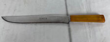  Vintage Seneca Stainless Steel Knife Butterscotch Bakelite Handle picture