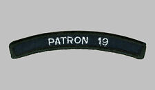 US Navy VP-19 Big Red PATRON Patrol Squadron UIM Shoulder Rocker Tab (01-10) picture