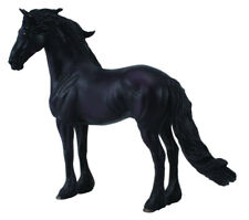 Breyer Horses CollectA Corral Pals Friesian Stallion Toy Figurine #88439 picture
