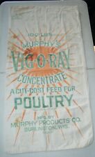 Vintage Murphy's Vig-O-Ray Concentrate Feed Bag picture