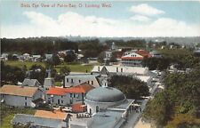 J71/ Put-In-Bay Ohio Postcard c1910 Birdseye Hotels Cottages 45 picture
