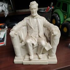 VINTAGE RESIN LINCOLN MEMORIAL STATUE HOME DECOR 💎💎💎💎💎 picture