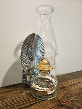 Antique Eagle American Antique Oil Kerosene Hurricane Lamp With Wall Mount picture