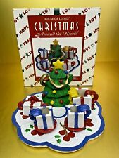 House of Lloyd Mini Tea Set Christmas Tree and Presents 10 Pcs in Box 1996 🎄 picture