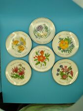 Washington National Cathedral Gardens 1988 Herb Garden Plates Set Of 6 picture