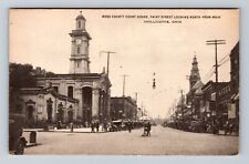 Chillicothe OH-Ohio, Ross County Court House, Antique Vintage Postcard picture