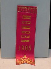 1905 Convention Ribbon  from Printers Industry-- -Red Satin-- Original picture