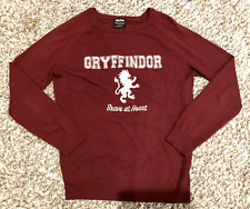 Harry Potter Gryffindor Sweater Youth Large Red Brave At Heart Lion Lightweight picture