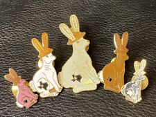 5 Vintage Lapel Pin/Pin ODESSA,CITY IN TEXAS-Rabbits JAYCEES Excellent Condition picture