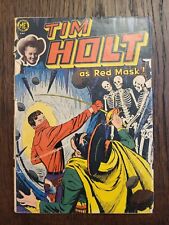 TIM HOLT 22 RED MASK GHOST RIDER HORROR SKELETON HANGING COVER 1950 LOT P/HT5 picture