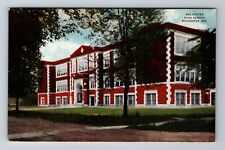 Rochester IN-Indiana, Rochester High School, Antique Vintage Souvenir Postcard picture