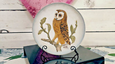 Vintage 1976 Goebel 3rd Edition Hand Painted Barn Owl Decorative Plate picture