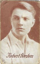 EXHIBIT CO. ARCADE ACTOR CARD 1910's ROBERT GORDON RARE CARD picture