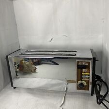 Vintage SUNBEAM ENERGY SAVER Toaster 4 Slice-2 Long Slots Chrome 20-140 W/ Cover picture