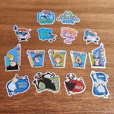 2003 COMPLETE Set Of 15 Cartoon Network Prismatic Vending Machine Stickers  picture