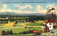 Greenfield Valley Easter Summit Mohawk Trail Massachusetts MA Postcard PM Cancel picture