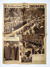 Vtg Providence Journal Newspaper Brown University Commencement RI Ephemera 1939 picture