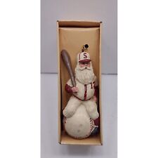 Vintage Santa Christmas ornament in baseball outfit picture