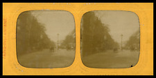 Paris, Boulevard Montmartre, ca.1860, day/night stereo (French Tissue) print vi picture