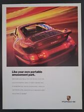 1996 Magazine PRINT AD Porsche 911 Turbo 
