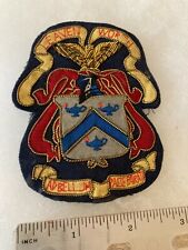 Authentic WWI US Army Fort Leavenworth CAC, Command & General Staff Patch Device picture