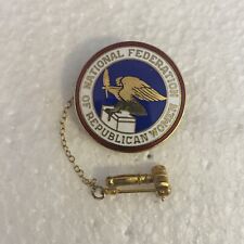 Vintage National Federation Of Republican Women Lapel Pin picture