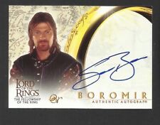 TOPPS SEAN BEAN BOROMIR LORD OF THE RINGS AUTOGRAPH CARD THE TWO TOWERS AUTO picture