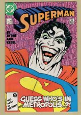 Superman # 9 (Sept. 87) Joker Cover picture