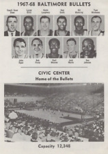 1967-1968 NBA Baltimore Bullets Team Earl Monroe Vintage Print Ad Profile picture
