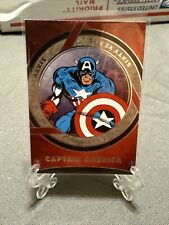 CAPTAIN AMERICA 2023 Finding Unicorn Marvel Avengers 60th Ann. Red /99 56/99 CC4 picture