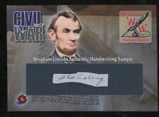 ABRAHAM LINCOLN 2022 Historic Autographs Word relic civil war Word 
