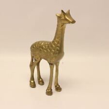 Vintage Solid Brass Metal Home Decorative Giraffe picture