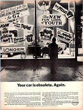 1967 Volvo Car Dealership Advertising Window 1966 Preview Magazine Print Ad picture