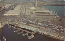 c1960s Pierpoint Landing Ocean salt pile Long Beach California birds eye E794 picture