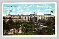 Battle Creek MI-Michigan, Main Bldg. Battle Creek Sanitarium Vintage Postcard picture