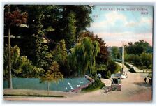 1909 John Ball Park Grand Rapids Michigan MI Belmont MI Antique Posted Postcard picture
