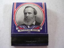 1930'S RUTHERFORD B HAYES FULL DIAMOND PRESIDENT MATCHBOOK picture