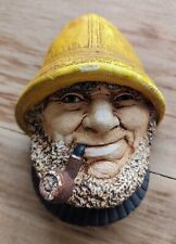 Bossons Head Chalkware Vintage VTG “Fisherman“ Hand-painted Collectible Yellow picture